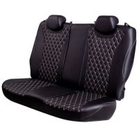 Чехлы Премиум Экокожа Байрон Ромб на Nissan Juke 2010-2019 г.в.