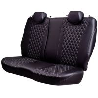 Чехлы Премиум Экокожа Байрон Ромб на Nissan Juke 2010-2019 г.в.