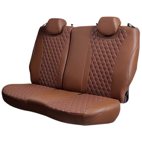 Чехлы Премиум Экокожа Байрон Ромб на Nissan Juke 2010-2019 г.в.