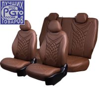 Чехлы Премиум Экокожа Байрон Президент|Жук на Nissan Juke 2010-2019 г.в.